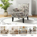 Akorda French Country Armchair with Nailhead Detailing and Sturdy Solid Wood Legs by HULALA HOME