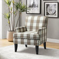 Akorda French Country Armchair with Nailhead Detailing and Sturdy Solid Wood Legs by HULALA HOME