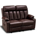 MCombo Faux Leather Electric Reclining Sofa with Heat and Massage - Models 6095/6075/6077