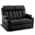MCombo Faux Leather Electric Reclining Sofa with Heat and Massage - Models 6095/6075/6077