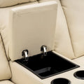 MCombo Faux Leather Electric Reclining Sofa with Heat and Massage - Models 6095/6075/6077