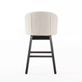 Set of 2 Ogden Beige Swivel Bar Stools by Christopher Knight Home
