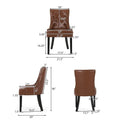 Set of 2 Cheney Tufted Dining Chairs by Christopher Knight Home