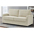 Manchester 70-Inch Square Arm Sofa Bed in Polyester Corduroy