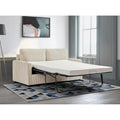 Manchester 70-Inch Square Arm Sofa Bed in Polyester Corduroy