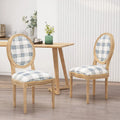 Set of 2 Phinnaeus French Country Fabric Dining Chairs by Christopher Knight Home