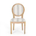 Set of 2 Phinnaeus French Country Fabric Dining Chairs by Christopher Knight Home