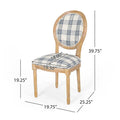 Set of 2 Phinnaeus French Country Fabric Dining Chairs by Christopher Knight Home