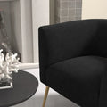 Set of 2 SEYNAR Mid-Century Modern Velvet Round Accent Chairs for Living Room