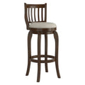 iNSPIRE Q Classic Ali 29-Inch High Back Swivel Bar Stool in Modern Linen