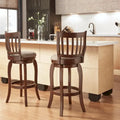 iNSPIRE Q Classic Ali 29-Inch High Back Swivel Bar Stool in Modern Linen