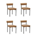 Nathan James Dahlia Upholstered Counter Height Barstool and Dining Chair with Backrest