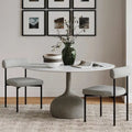 Nathan James Dahlia Upholstered Counter Height Barstool and Dining Chair with Backrest