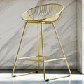 CosmoLiving by Cosmopolitan Ellis 24-Inch Metal Counter Height Bar Stool
