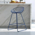CosmoLiving by Cosmopolitan Ellis 24-Inch Metal Counter Height Bar Stool
