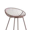 CosmoLiving by Cosmopolitan Ellis 24-Inch Metal Counter Height Bar Stool