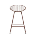 CosmoLiving by Cosmopolitan Ellis 24-Inch Metal Counter Height Bar Stool
