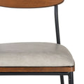 Lowrey 25-Inch Counter Stool with Metal Frame and Faux Leather Upholstery