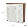 Carson Carrington Agnew Modern 11-Shelf Shoe Storage Cabinet