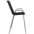 Set of 4 Outdoor Barstools with Flexible Comfort Material - Patio Seating