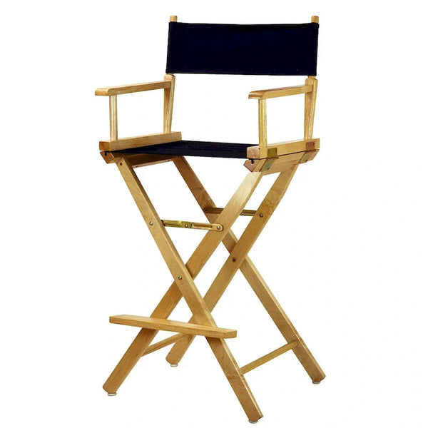 30-Inch Director's Chair with Natural Frame