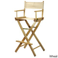 30-Inch Director's Chair with Natural Frame
