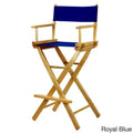 30-Inch Director's Chair with Natural Frame