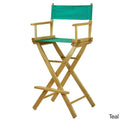 30-Inch Director's Chair with Natural Frame