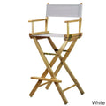 30-Inch Director's Chair with Natural Frame