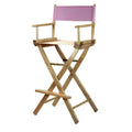 30-Inch Director's Chair with Natural Frame