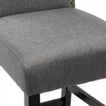 Set of 2 Upholstered 28-Inch Barstools - Stylish Pub Chairs
