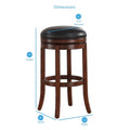 Extra Tall 34-Inch Shelby Swivel Bar Stool