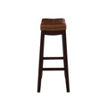 Linon Willamette Espresso & Cognac Bar Stool