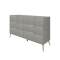 CraftPorch Modern 6-Drawer Wooden Dresser