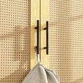 70.9-Inch Wooden Wardrobe Closet with Drawers and Hanging Rod