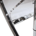 Napoli Adjustable Clear Acrylic Bar Stool - Modern Transparent Swivel Chair for Kitchen or Home Bar