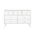 Prepac Milo 7-Drawer Dresser in Mid-Century Modern Style