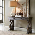 Bellamy Classic Weathered Peppercorn Storage Console Table