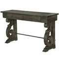 Bellamy Classic Weathered Peppercorn Storage Console Table