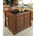 Rustic Cherry Kitchen Island by Homestyles Aspen