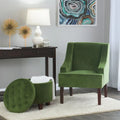 Porch & Den Lyric Velvet Swoop Arm Accent Chair" could be rewritten as "Lyric Velvet Swoop Arm Accent Chair by Porch & Den.