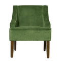 Porch & Den Lyric Velvet Swoop Arm Accent Chair" could be rewritten as "Lyric Velvet Swoop Arm Accent Chair by Porch & Den.