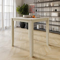 CraftPorch Modern Grey Counter Height Dining Table with Clean Lines