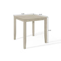 CraftPorch Modern Grey Counter Height Dining Table with Clean Lines