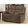 Bill Contemporary Brown Reclining Living Room Set - 2 Pieces