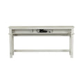 Distressed White 4-Piece Modern Farmhouse Flea Market Set