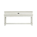Distressed White 4-Piece Modern Farmhouse Flea Market Set
