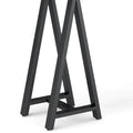 Hawkins 50-Inch Wide Modern Industrial Console Sofa Table in Solid Walnut Wood and Metal