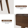 Cozy Rustic Solid Wood Square Coffee Table for Living Room - 24" W x 24" L x 15.3" H
