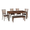 Kona Brandy Upholstered Backless Dining Bench